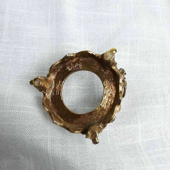 VTG brass bird candle stick - Picture 4 of 5